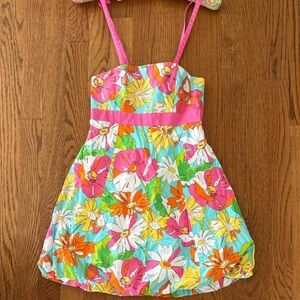 Lilly Pulitzer Girls Carolina Bubble Dress, NWT, Size 7.